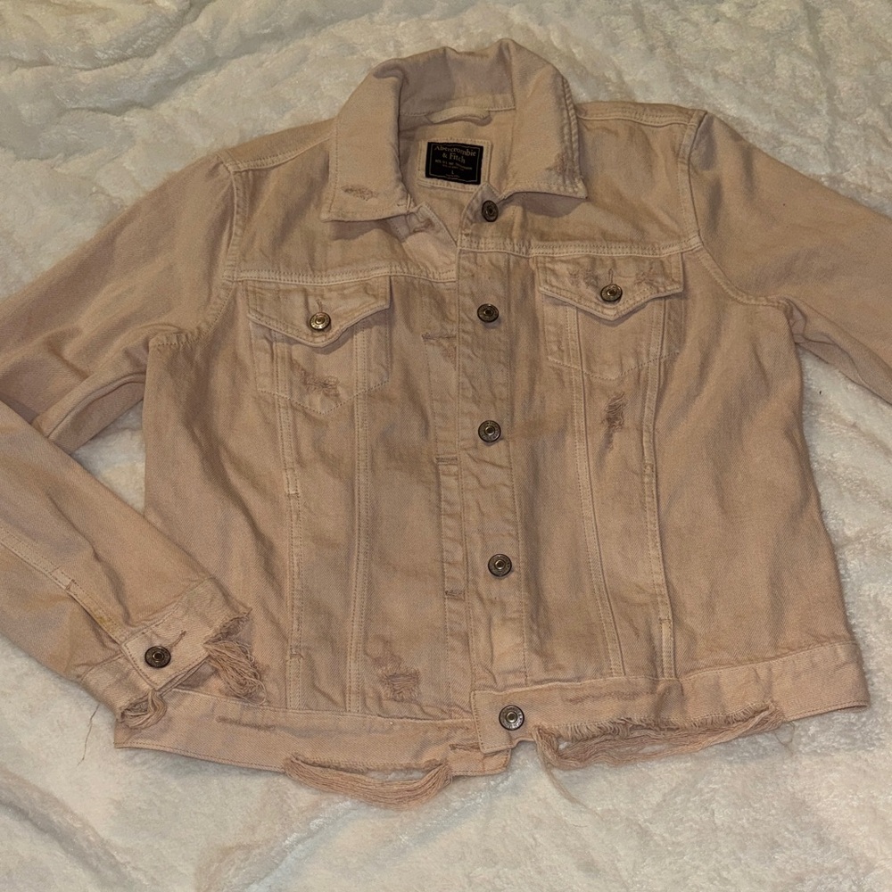 Women's Pink Denim Jacket